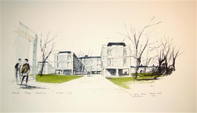 cc01447 Sir Hugh Camm scheme 3b.jpg; cc01447; Christ's College Cambridge Scheme 3b; painting